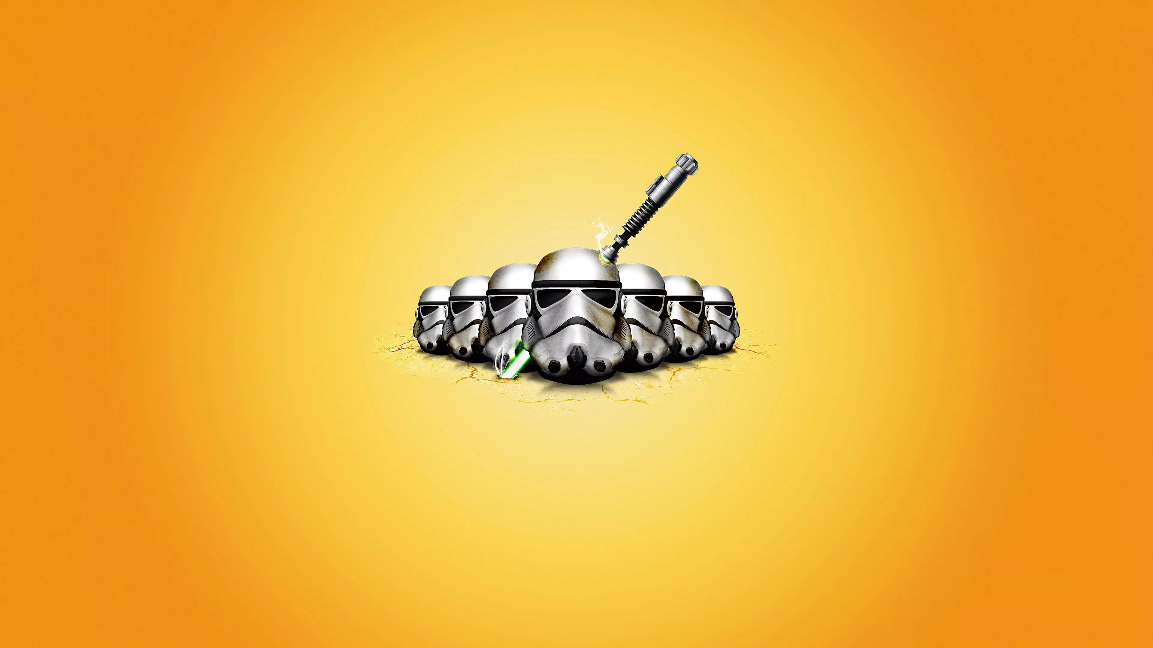 Star Wars Minimal Logo 4K HD Wallpaper