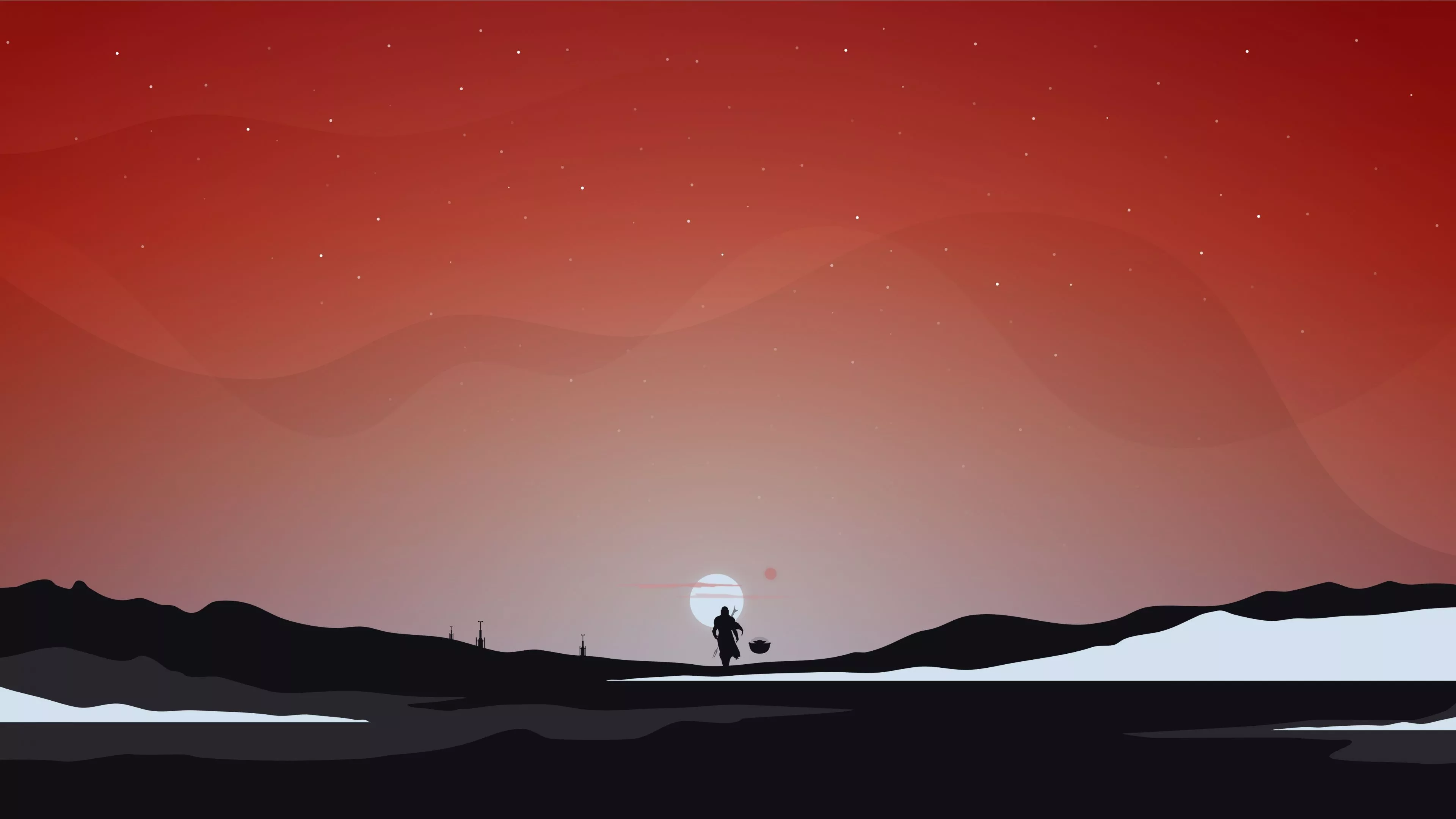 The Mandalorian Wallpaper 4K, Star Wars