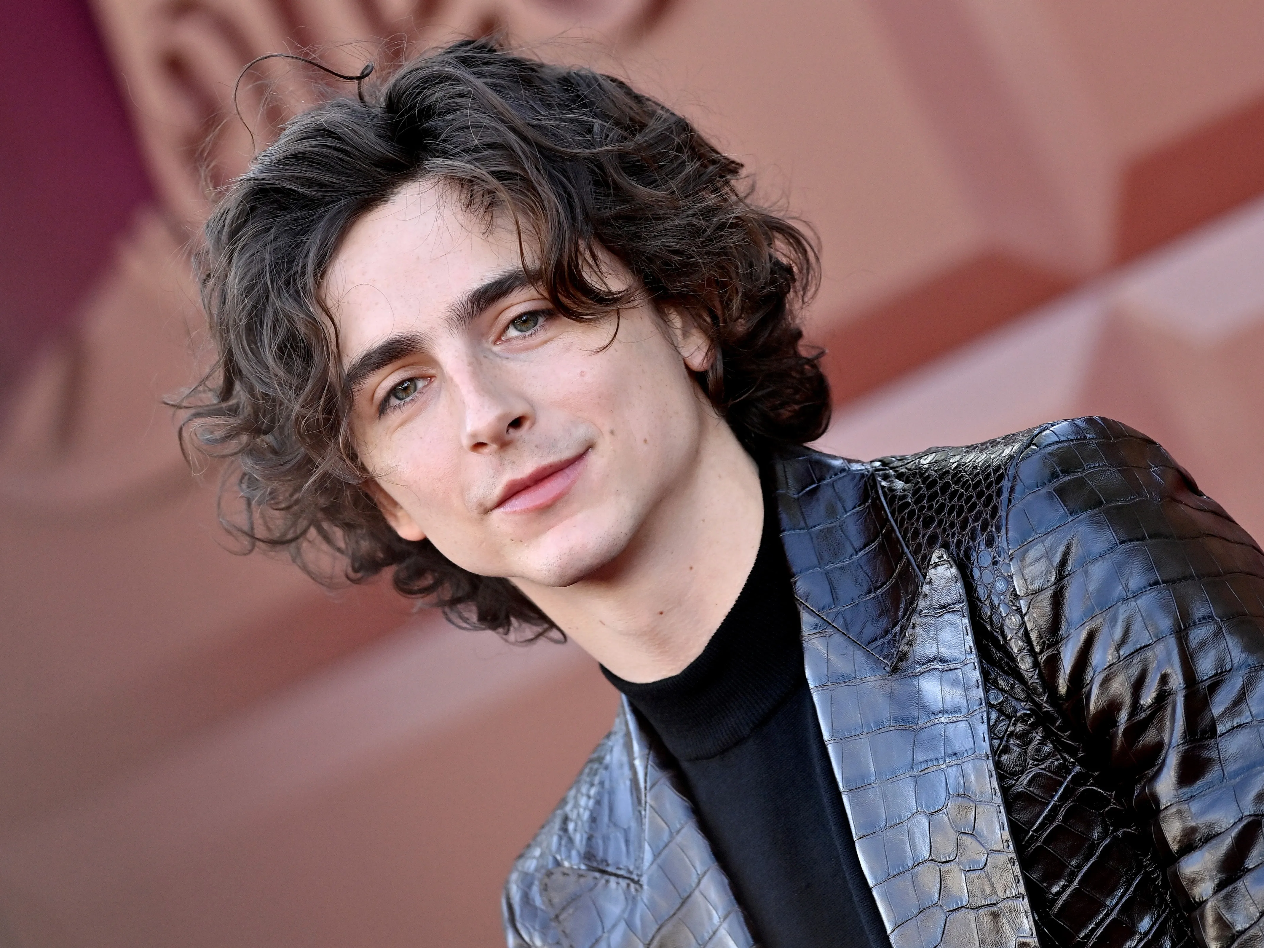 Chalamet Wears Full Leather Suit