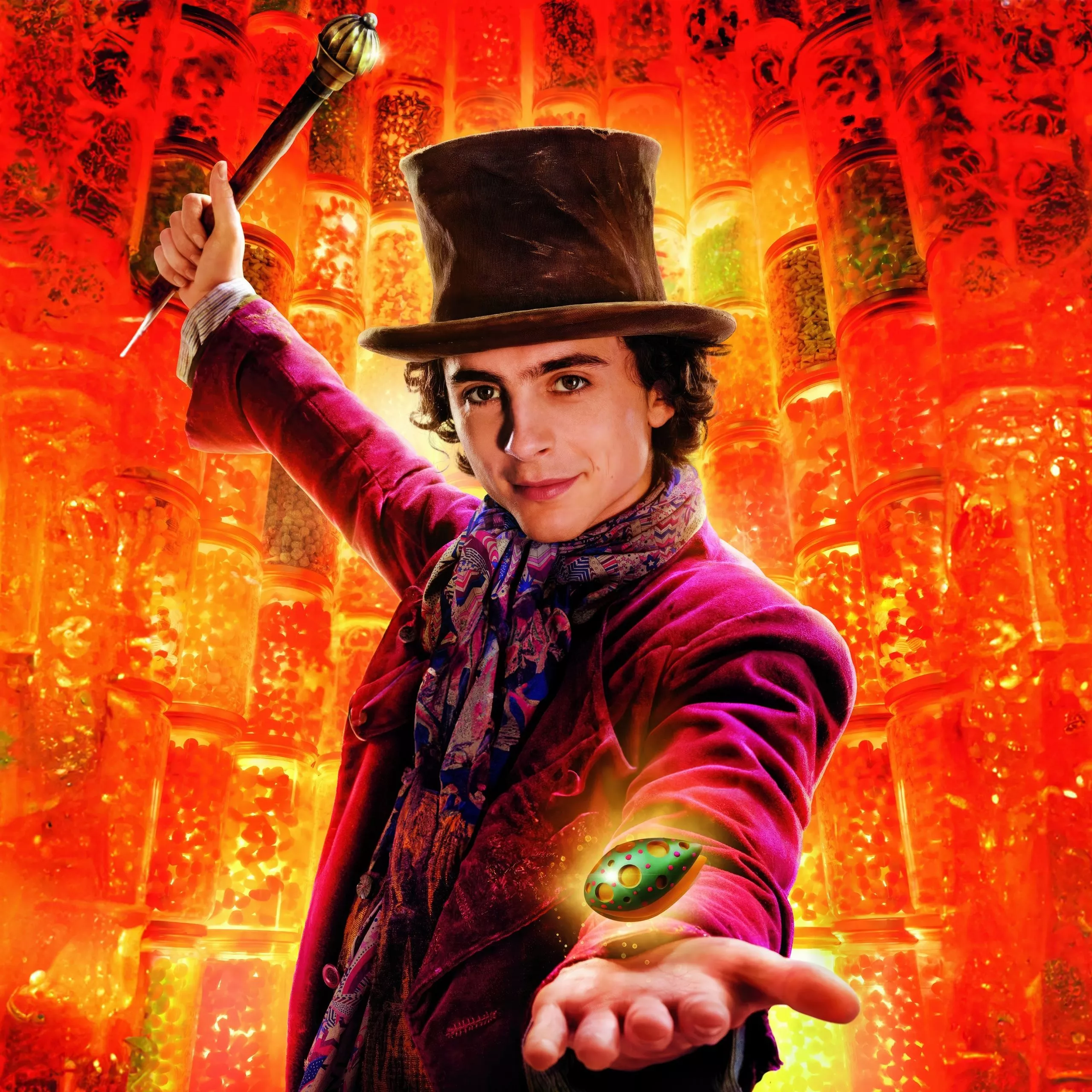 Chalamet as Wonka 2023 5K Wallpaper