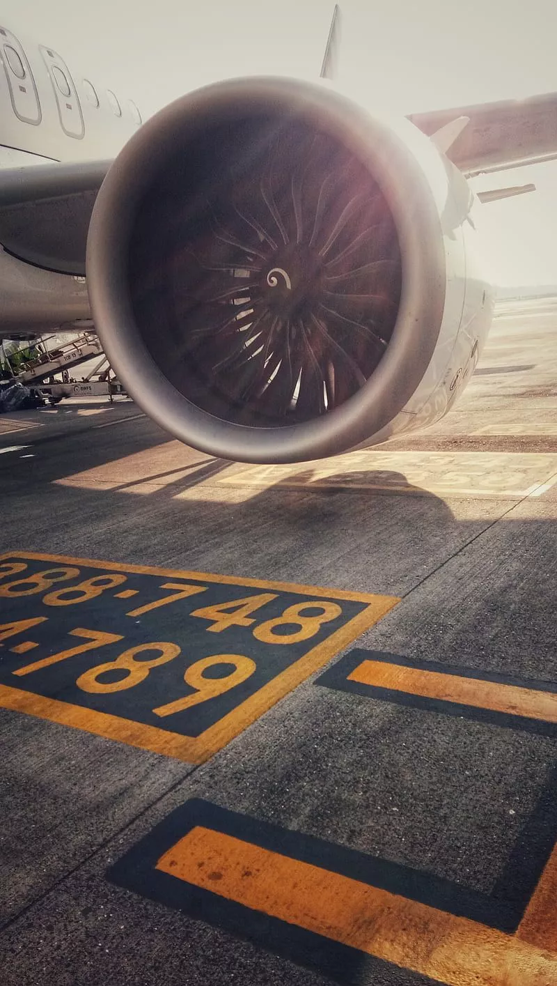 A320, aircraft, jet engine, HD phone wallpaper