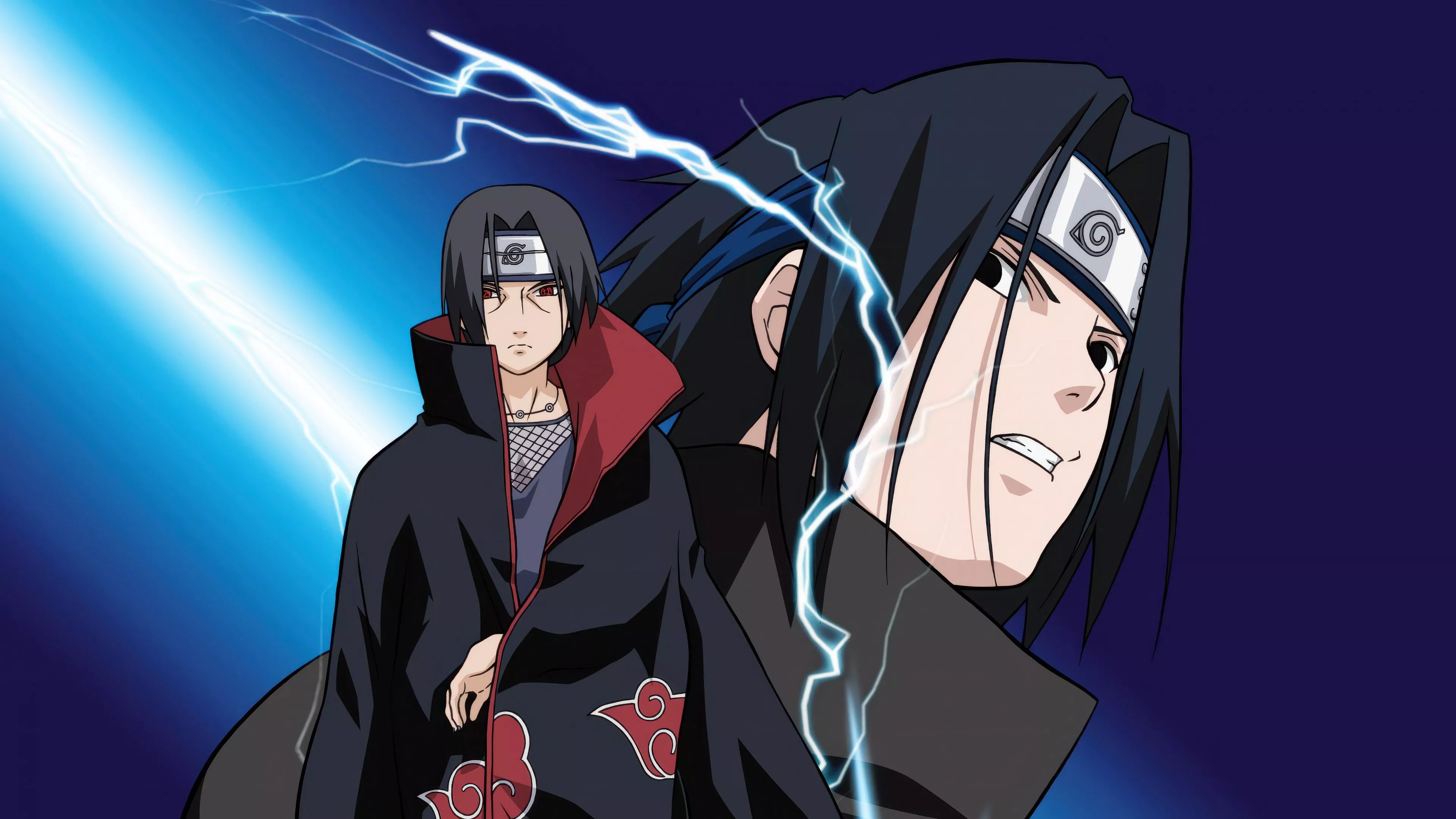 Sasuke & Itachi Brothers 5K Wallpaper