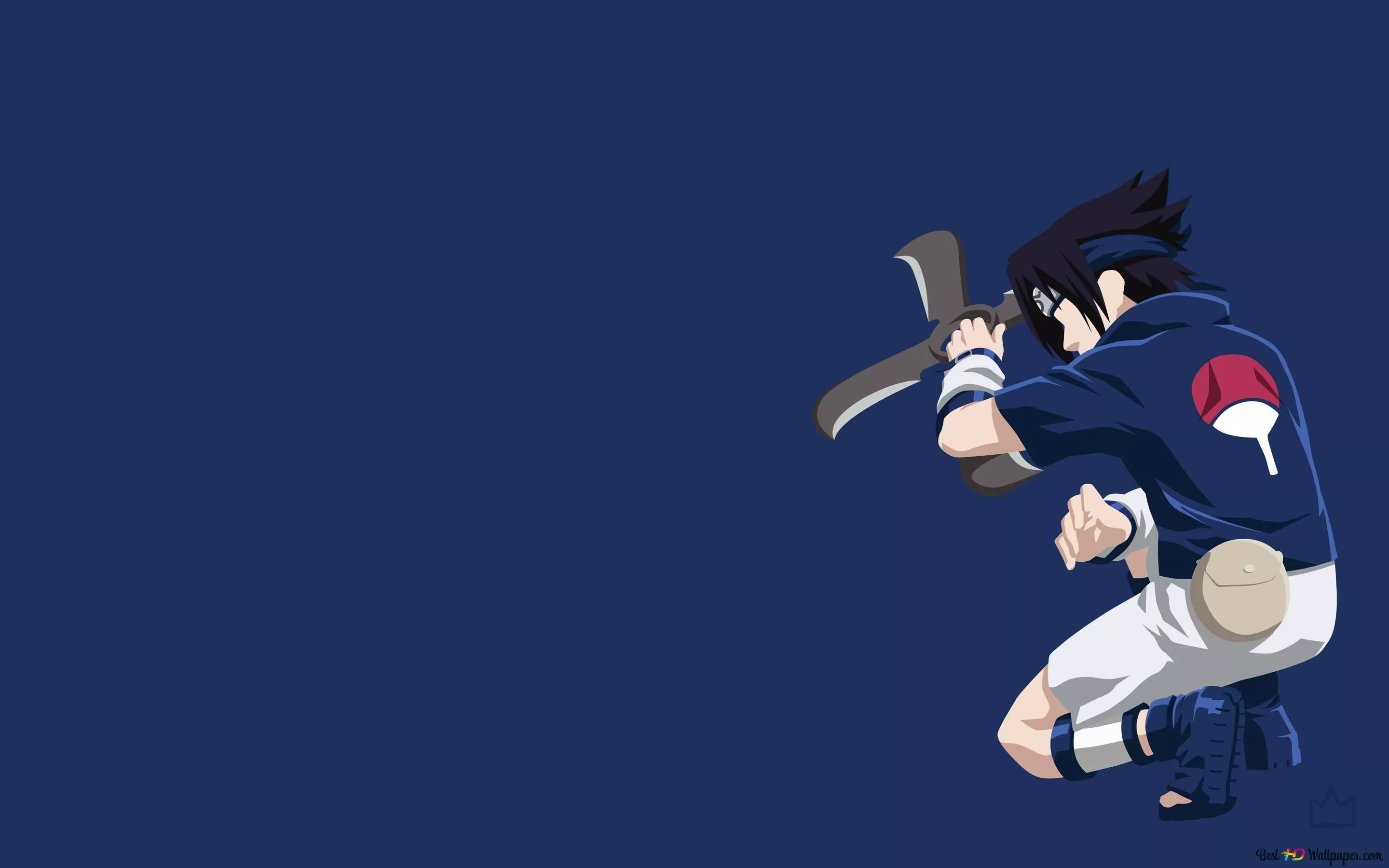 Sasuke Uchiha in Naruto Action 4K