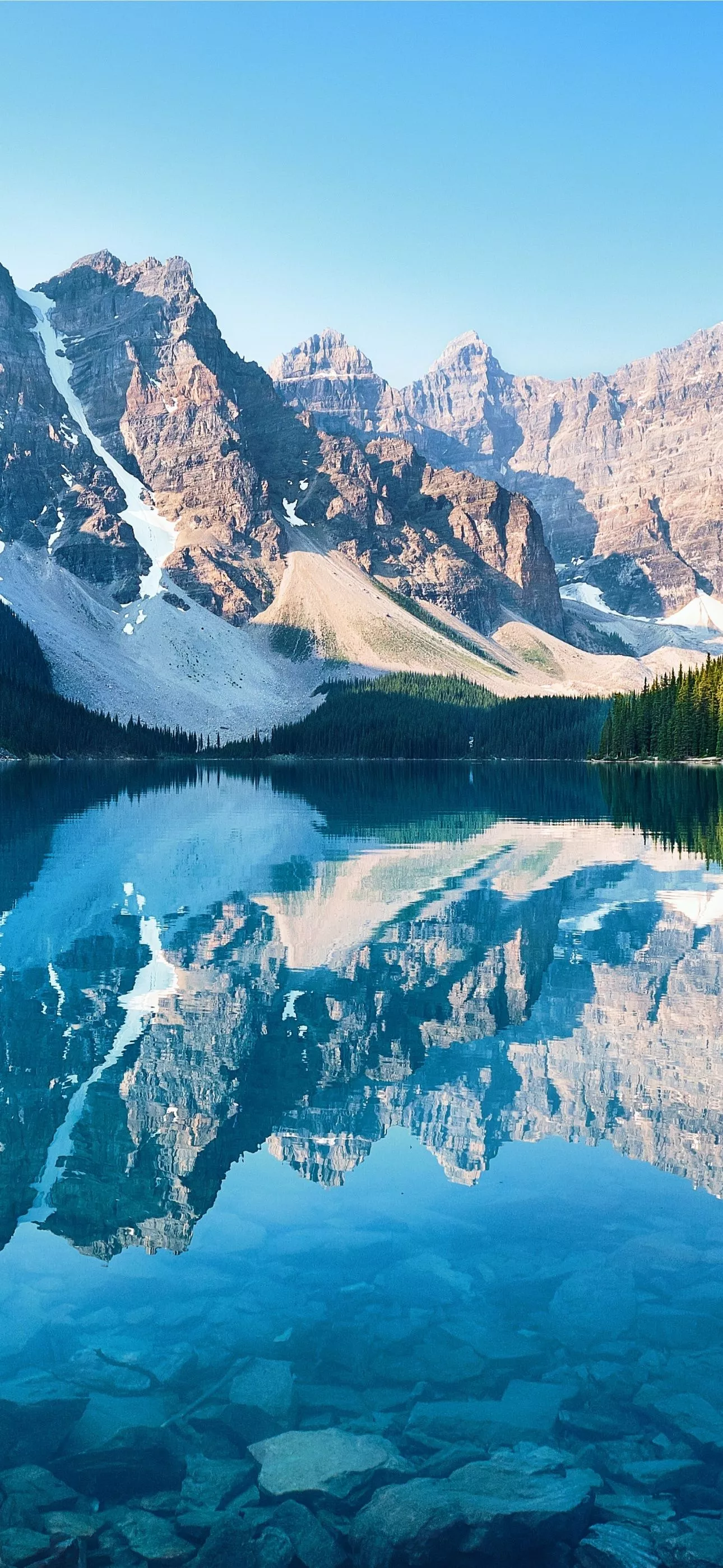 Moraine Lake Wallpaper 4K, Scenery