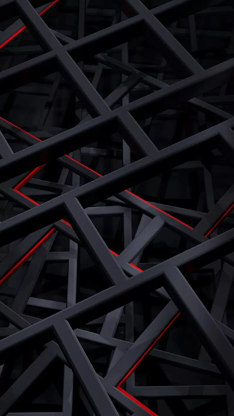 black, red, HD phone wallpaper