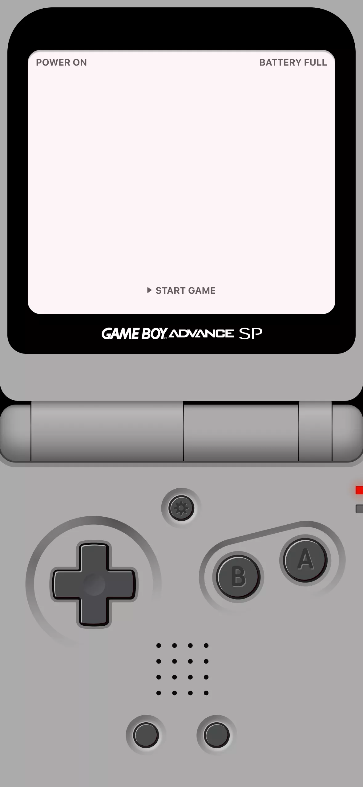 GameBoy Wallpaper iPhone. GBA Grey