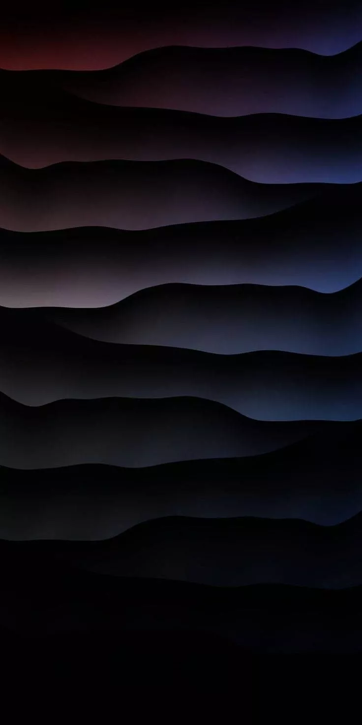 3D Phone Glowing Layers Wallpaper