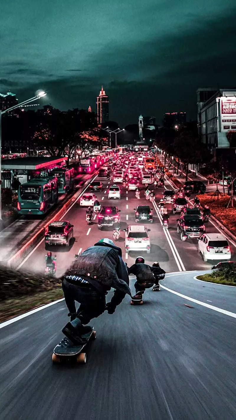 Skateboard, Cool Skateboard, HD phone