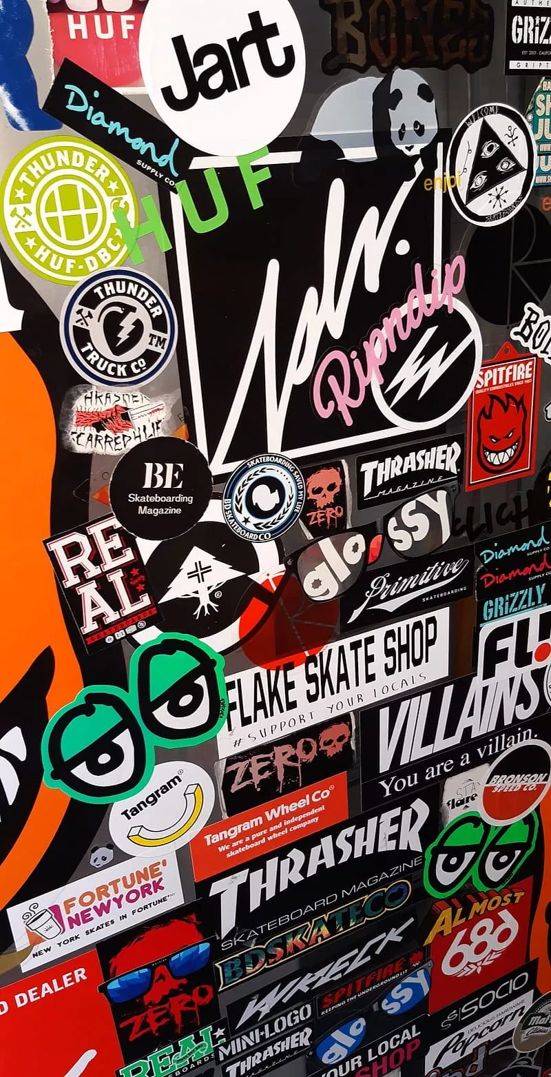 Skate Stickers, logos, skate stickers