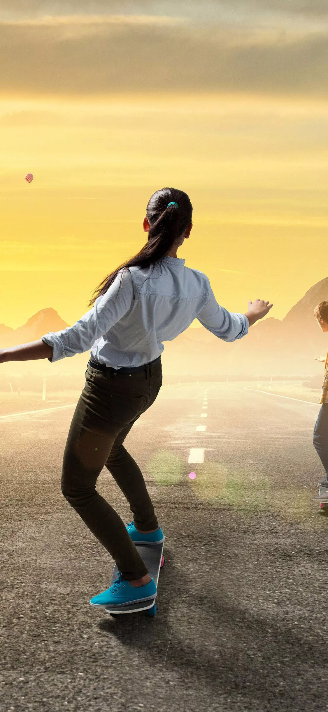 Girl Skateboarding Wallpaper 51