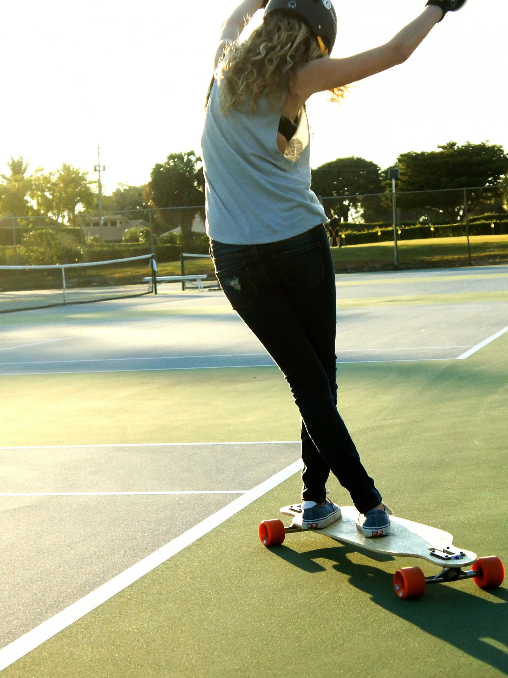 Girl Skateboarding Wallpaper 51
