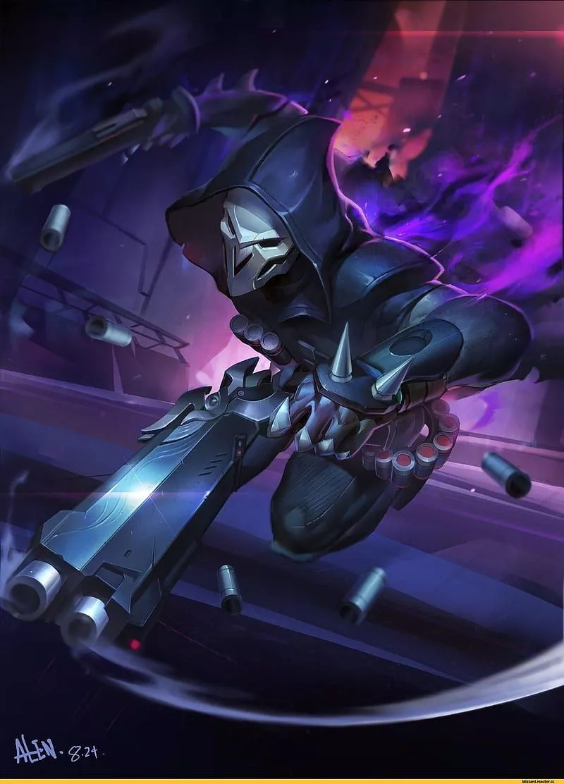 Reaper, overwatch, HD phone wallpaper