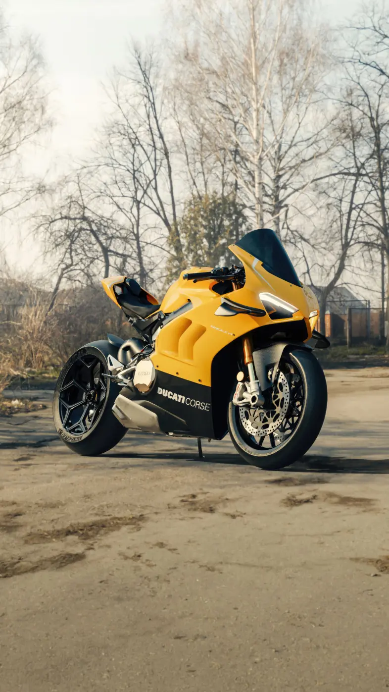 Ducati Panigale Bike Mobile Wallpaper