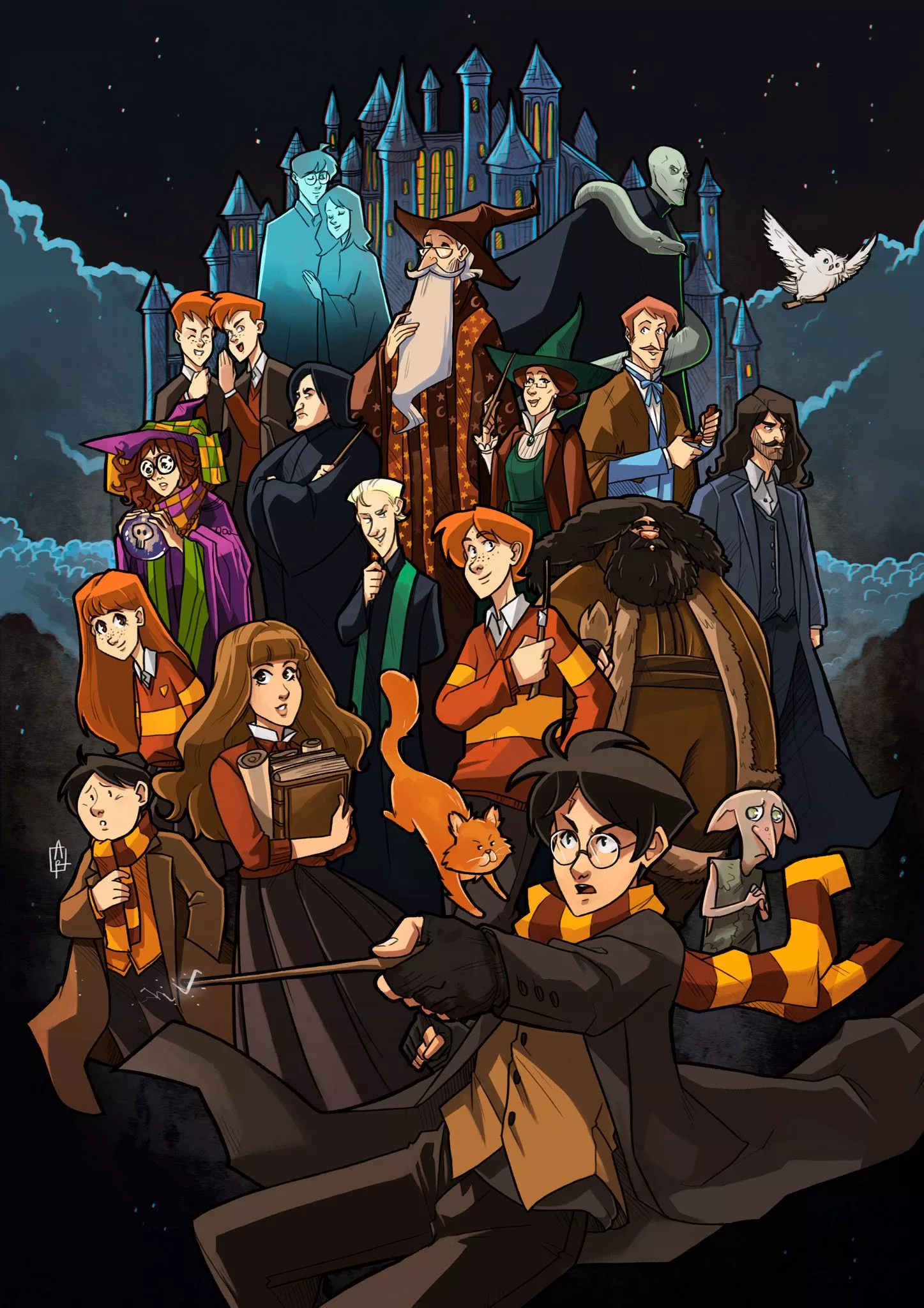 Professor Severus Snape, Ron Weasley