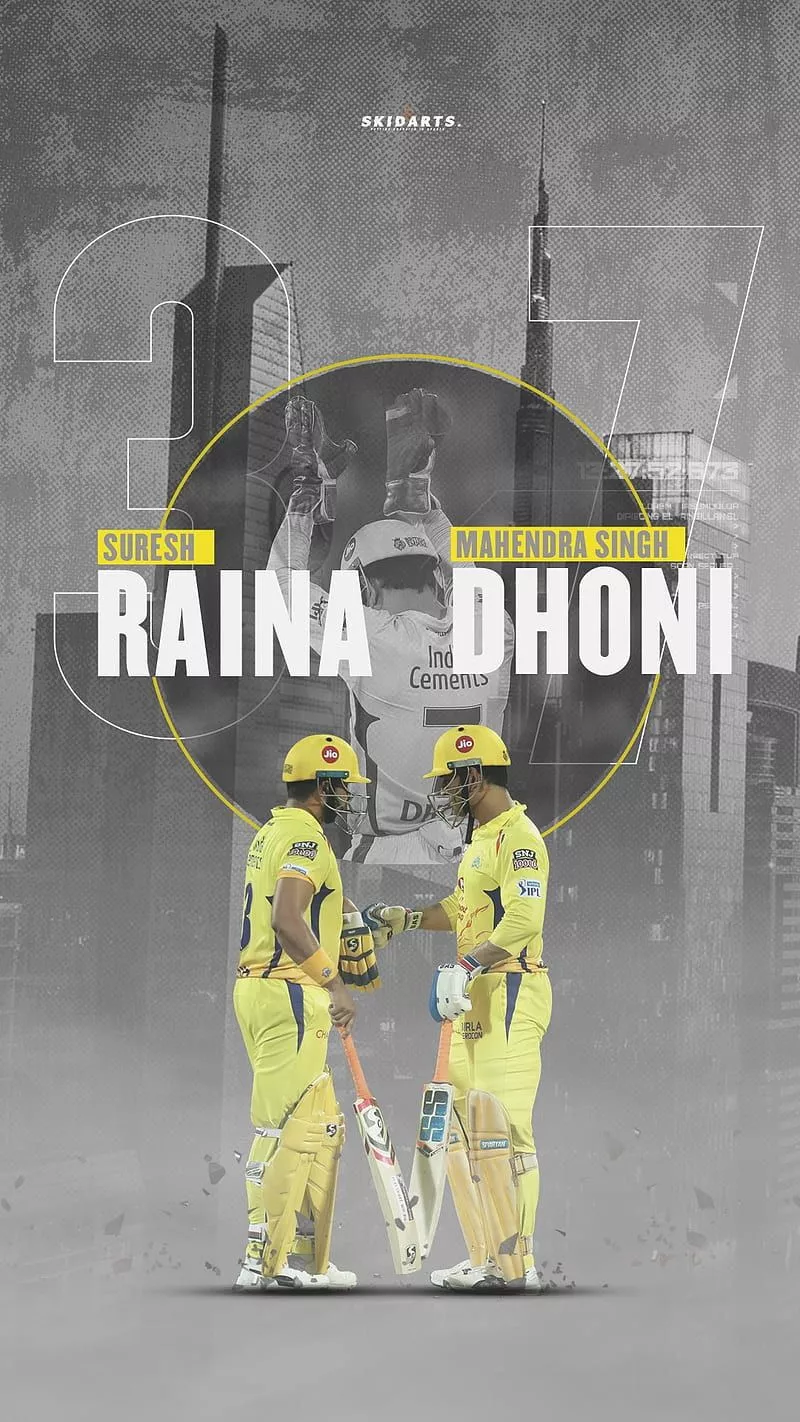 Raina and Dhoni, chennai super kings