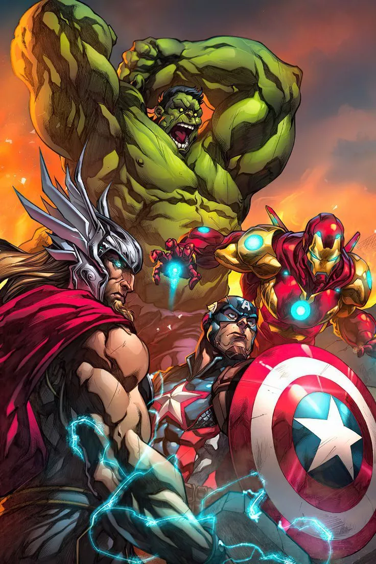 Avengers, Phone Wallpaper, marvel