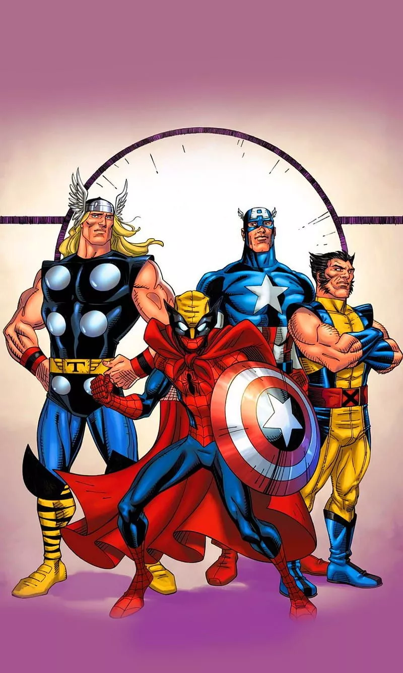 Avengers, cartoon, marvel, super heroes