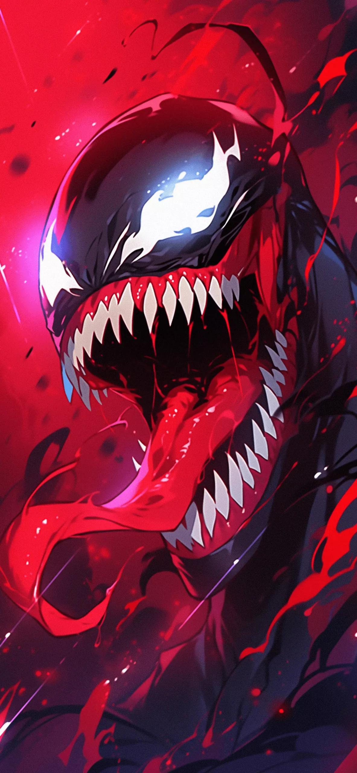 Venom Marvel Movie Red Comic Wallpaper