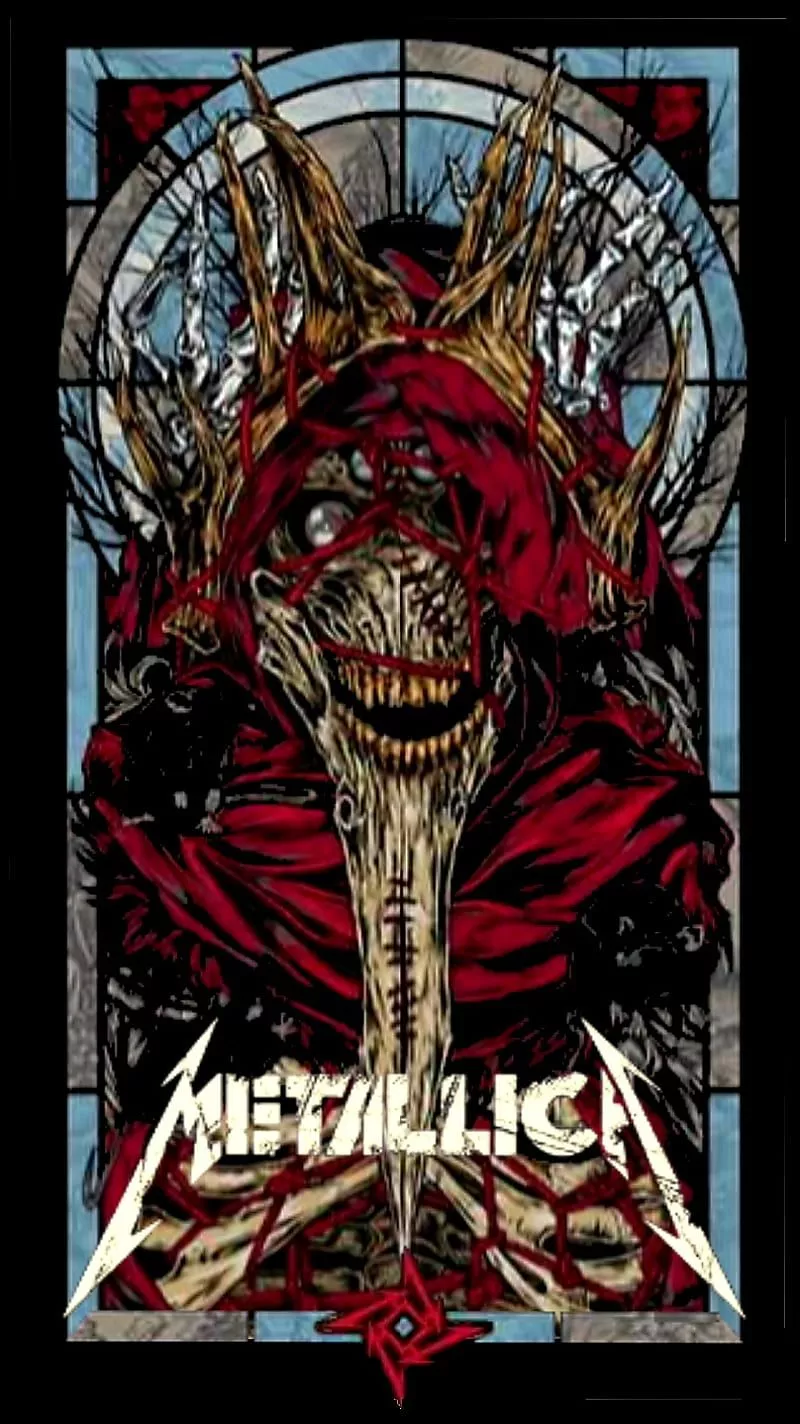 Metallica, band, heavy metal, hourglass
