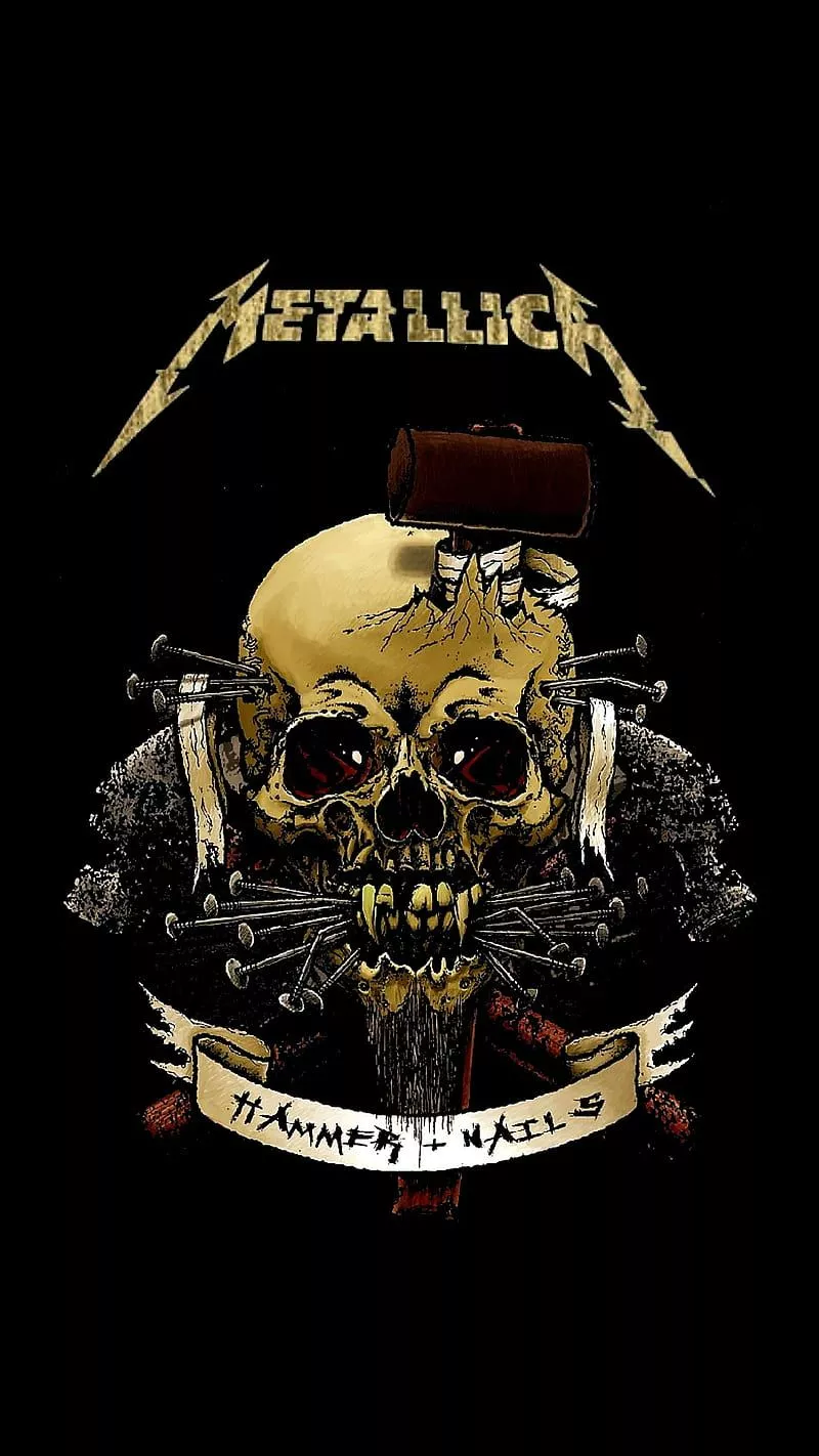 Metallica, band, hammer, heavy metal