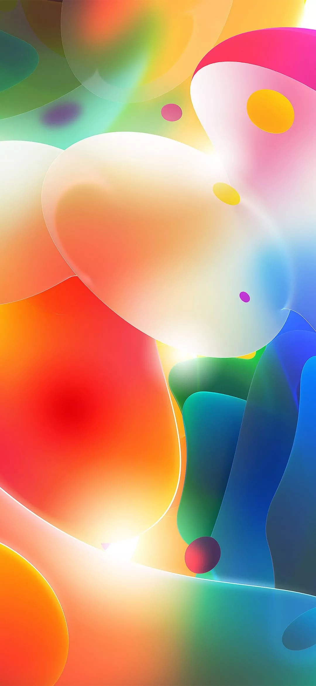 3D Wallpaper 4K, Colorful gradients