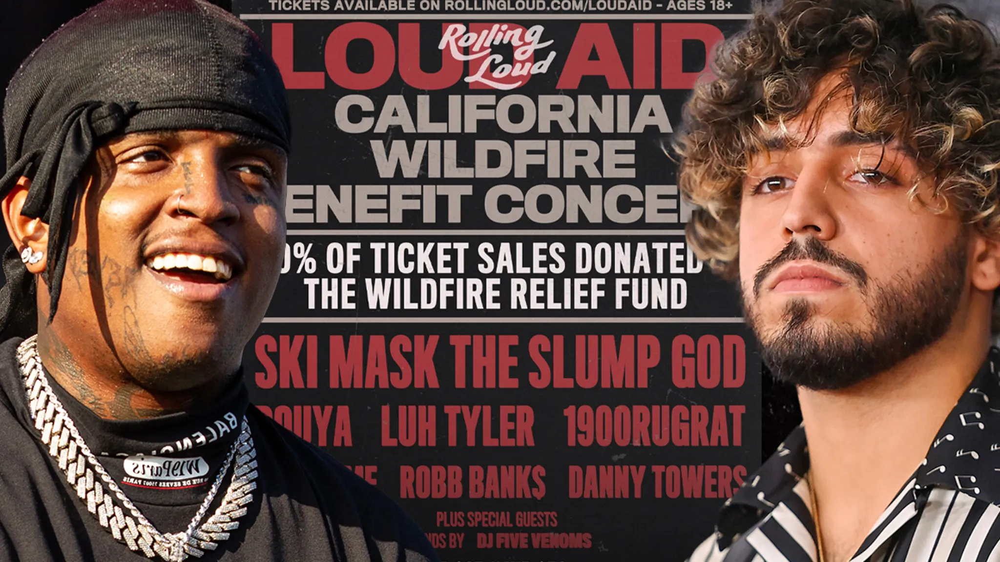 Rolling Loud Wildfire Concert Raises