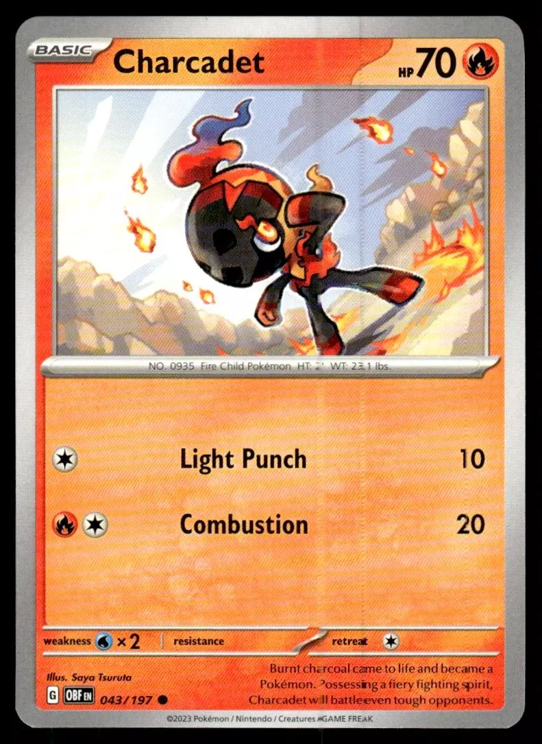 Obsidian Flames Charcadet on Kronozio