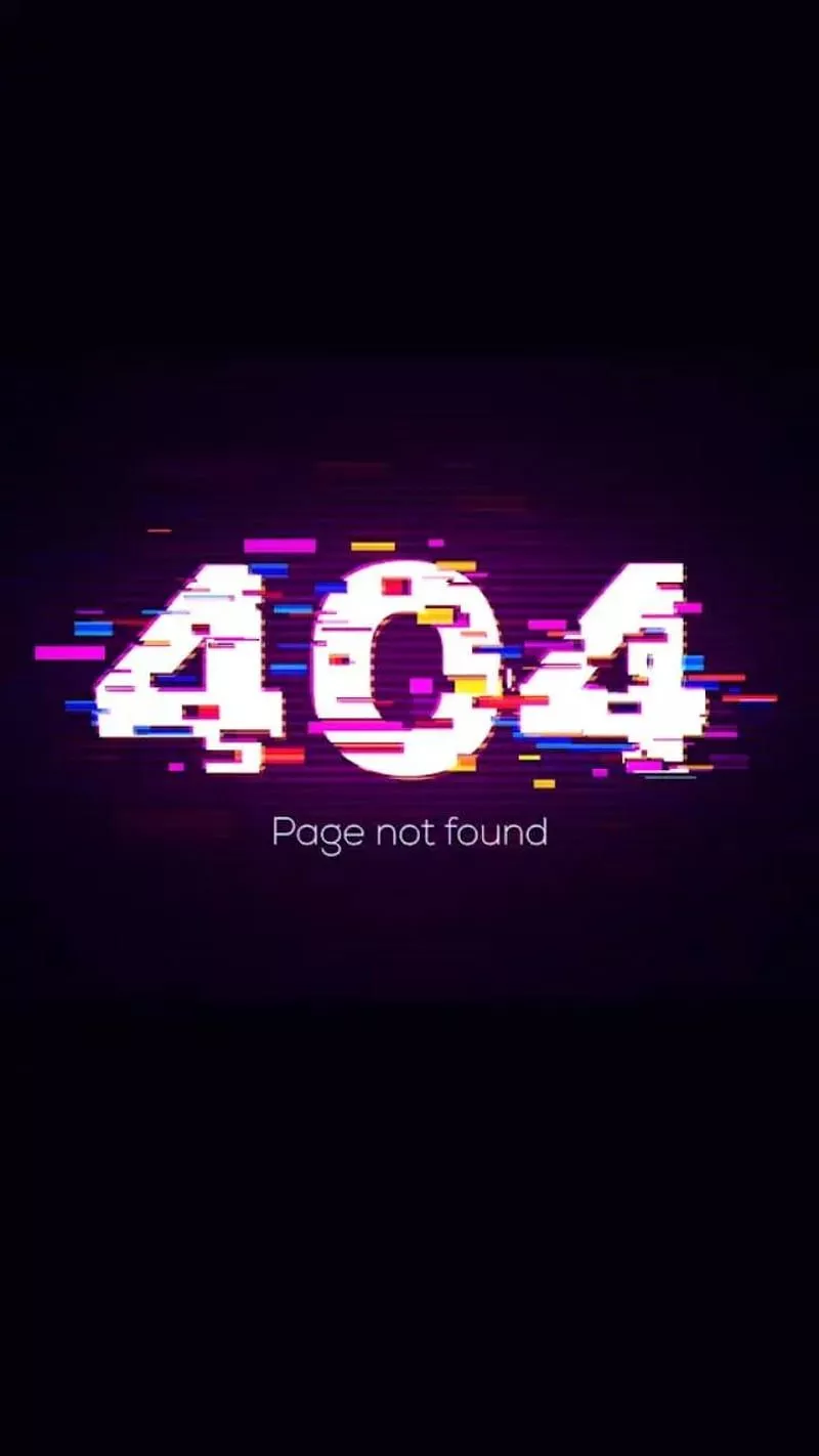 HD error 404 page wallpaper