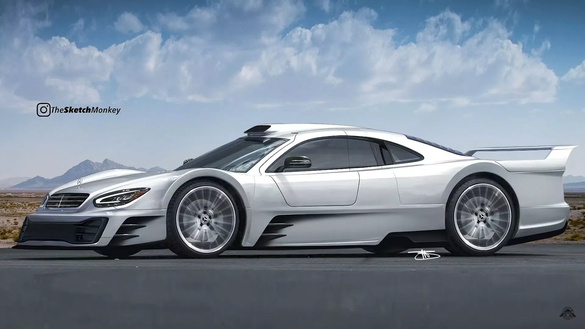 Mercedes Benz CLK GTR Gets Modernized