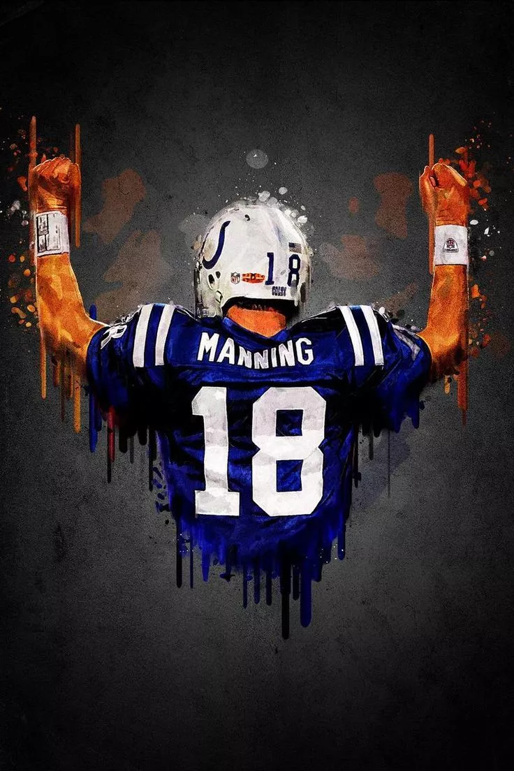 Peyton Manning Poster NFL football