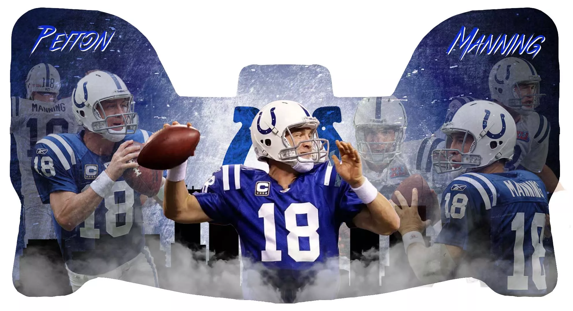 Peyton Manning Multi Themed Custom