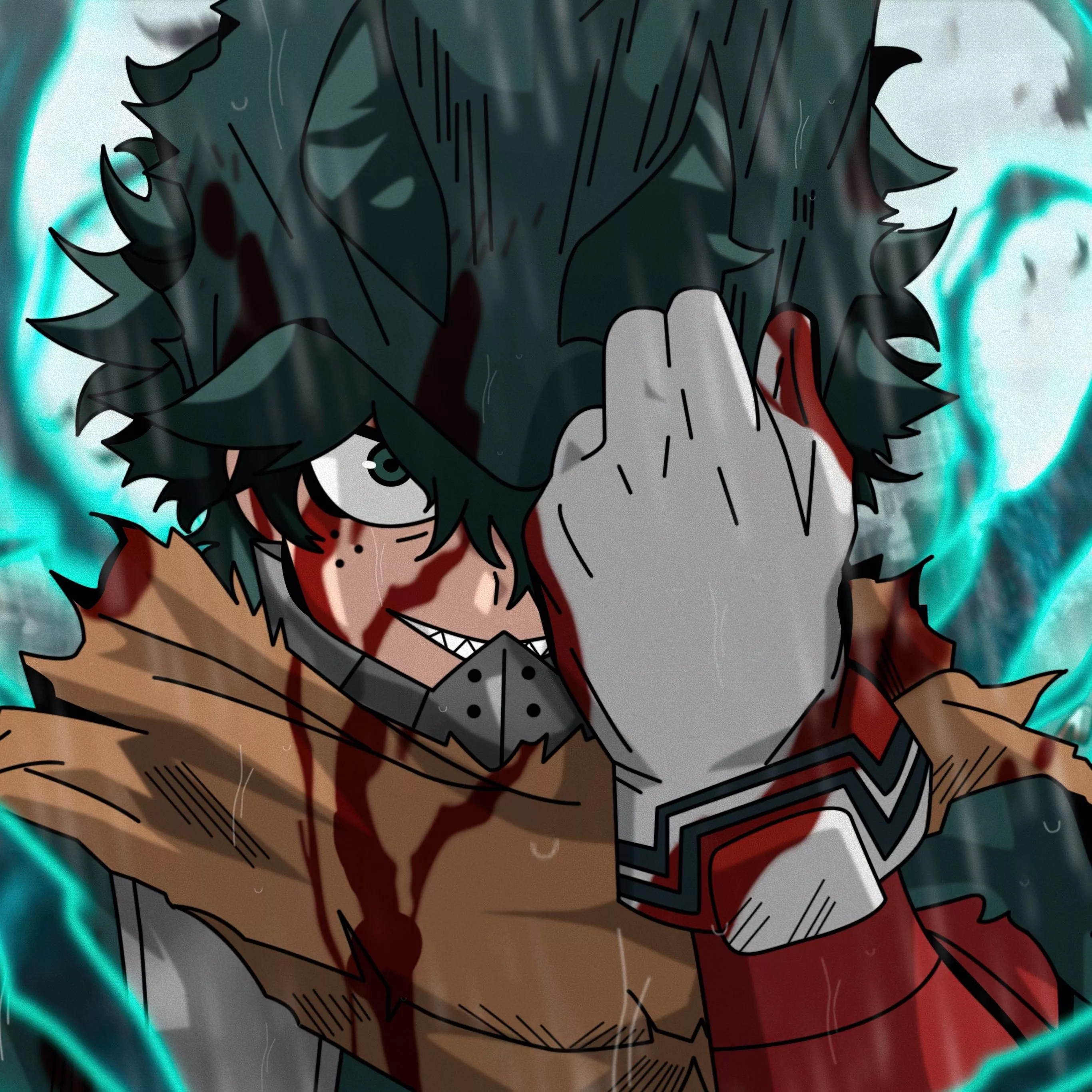 Izuku Midoriya Wallpaper 4K, Fan Art