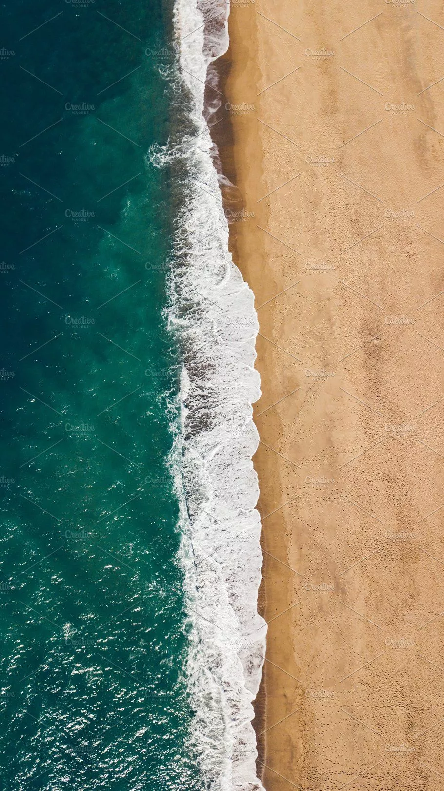 Beach Top View Wallpaper