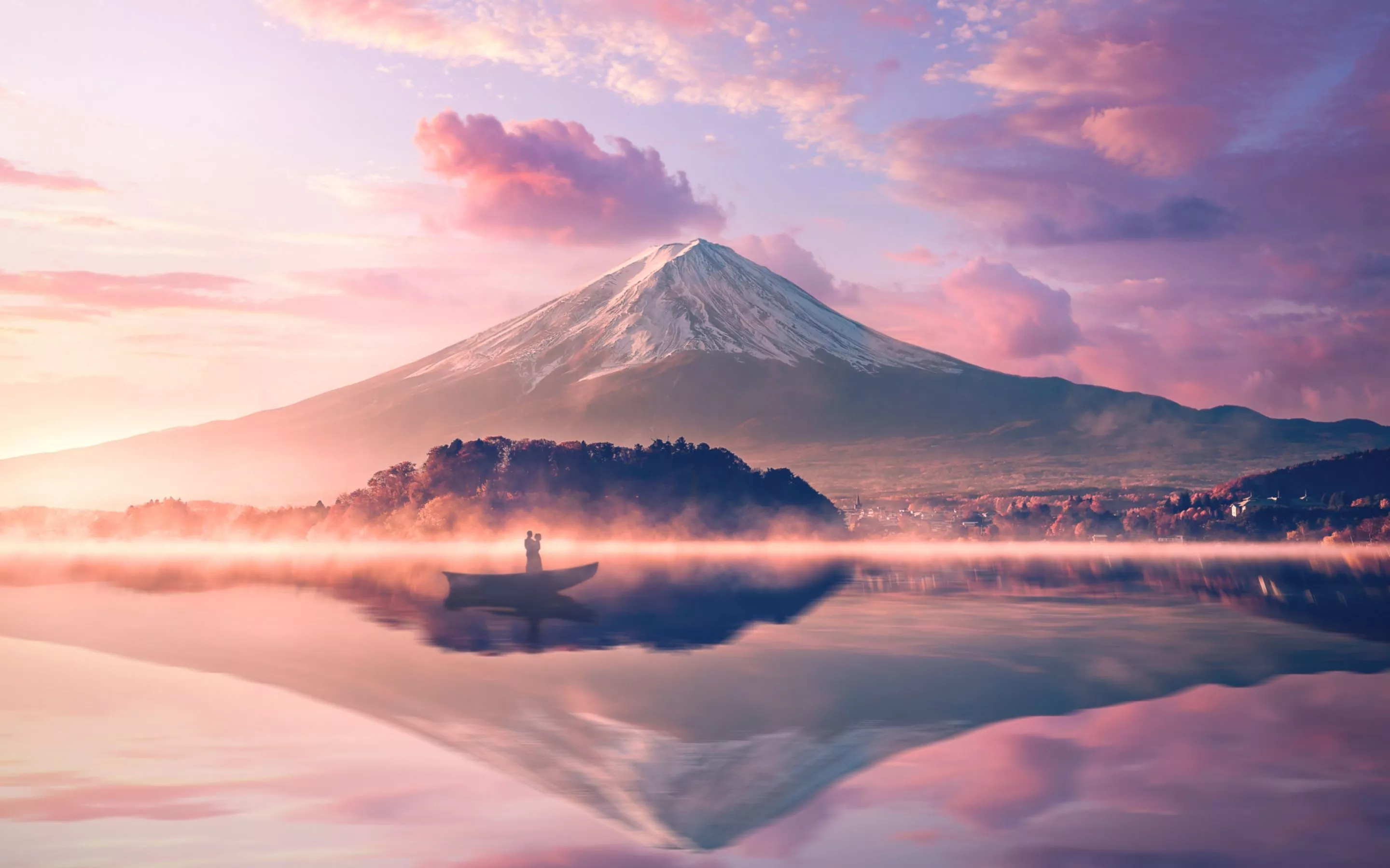Mount Fuji Wallpaper 4K, Volcano, Japan