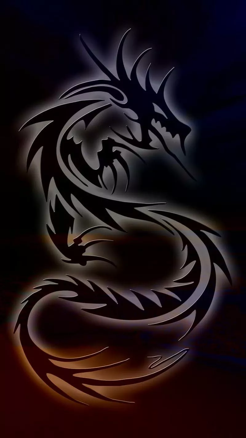 HD white dragon wallpaper