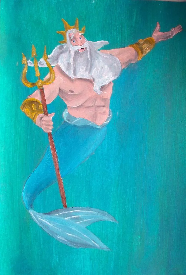 King Triton. Disney little mermaids