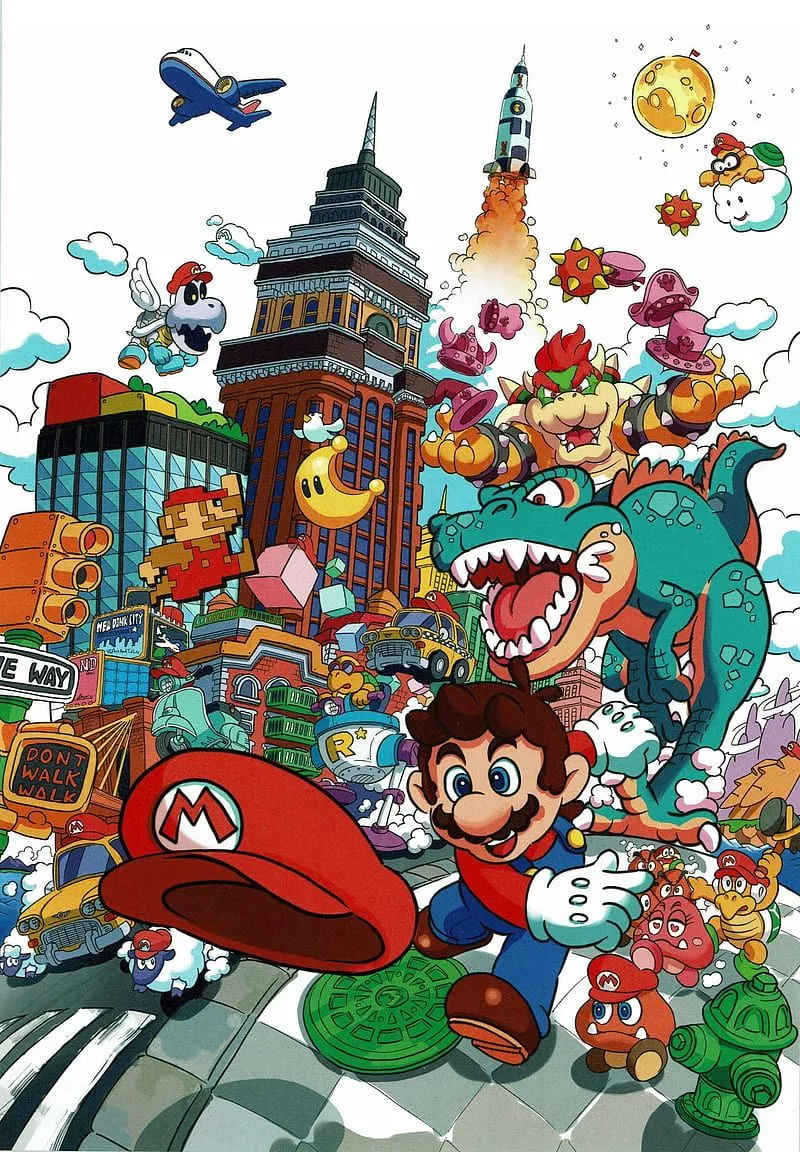 HD super mario anime wallpaper