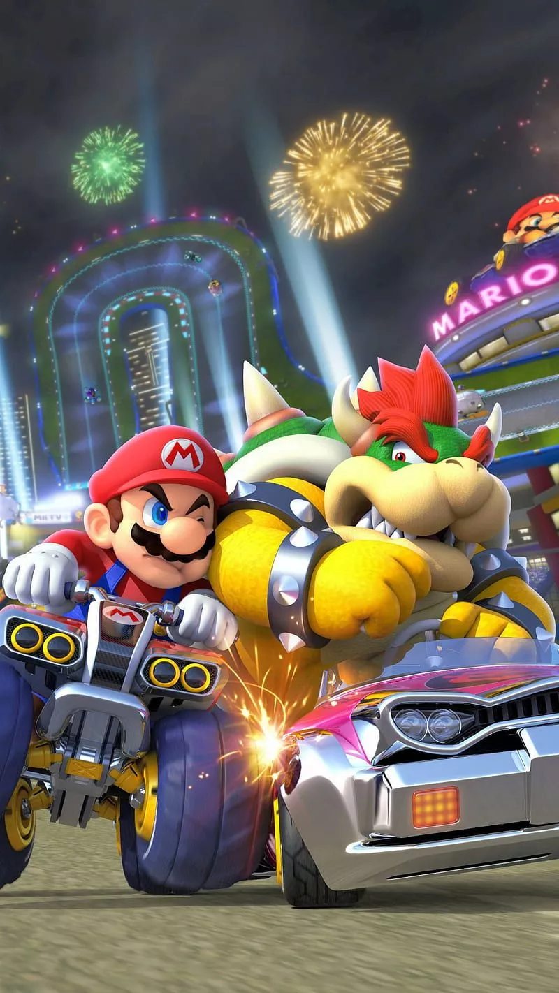 HD mario kart wii wallpaper