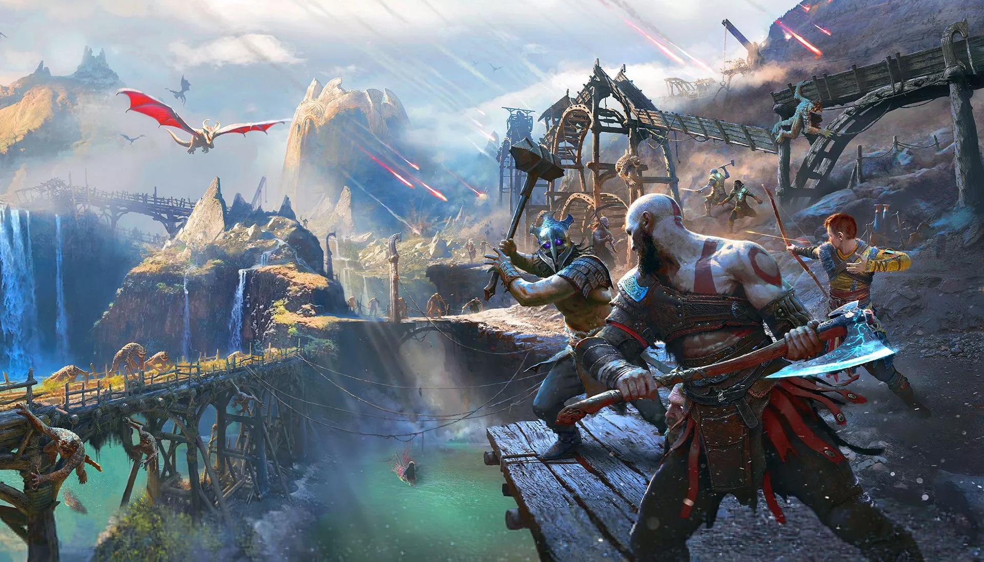 Artwork Týr's Escape. God of War