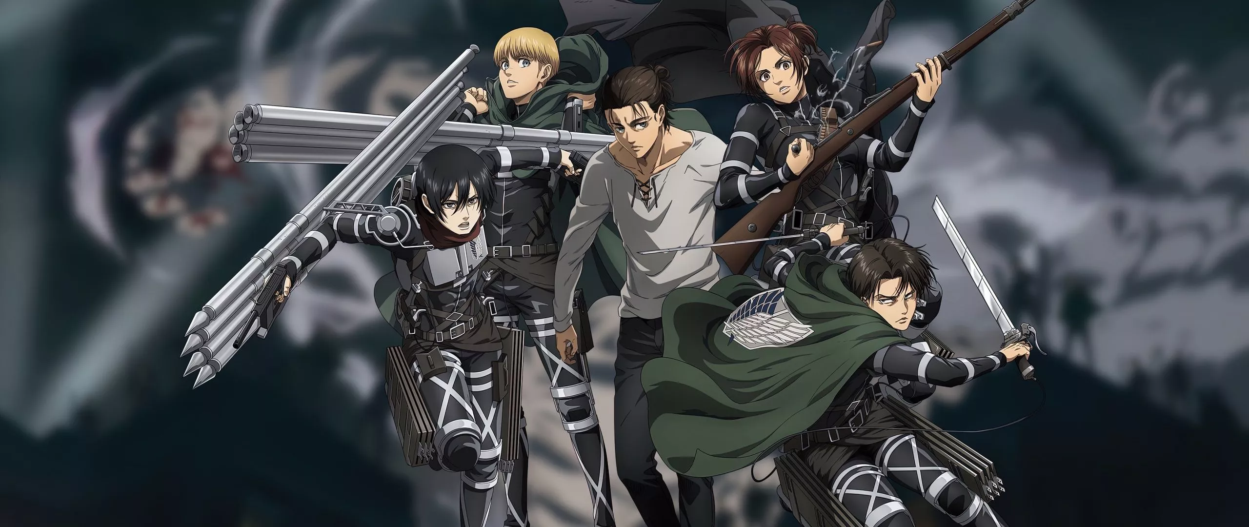 Attack on Titan Wallpaper 4K, Shingeki