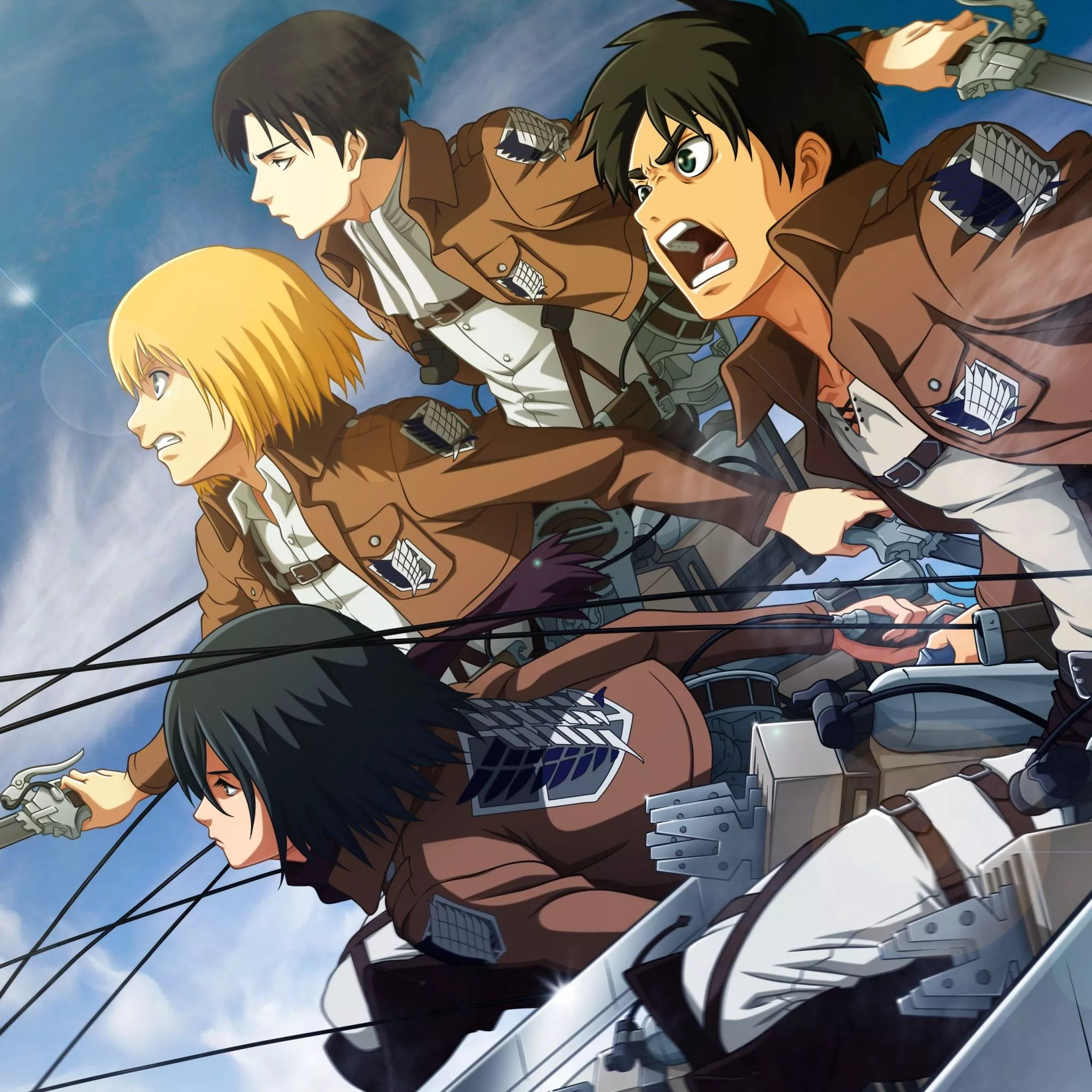 Attack on Titan Wallpaper 4K, Anime