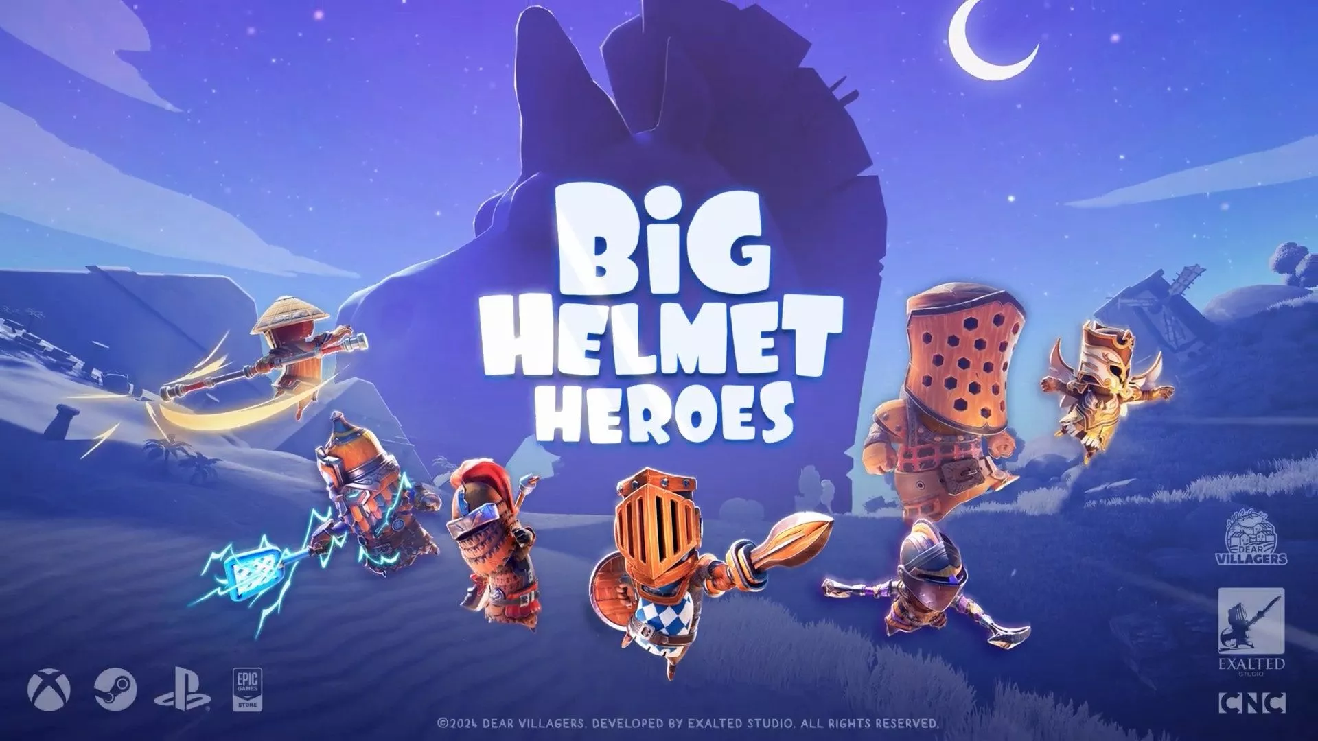 Big Helmet Heroes. Reveal