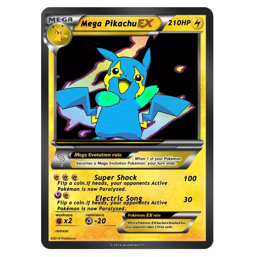Mega Pikachu card 2. Pokémon Amino