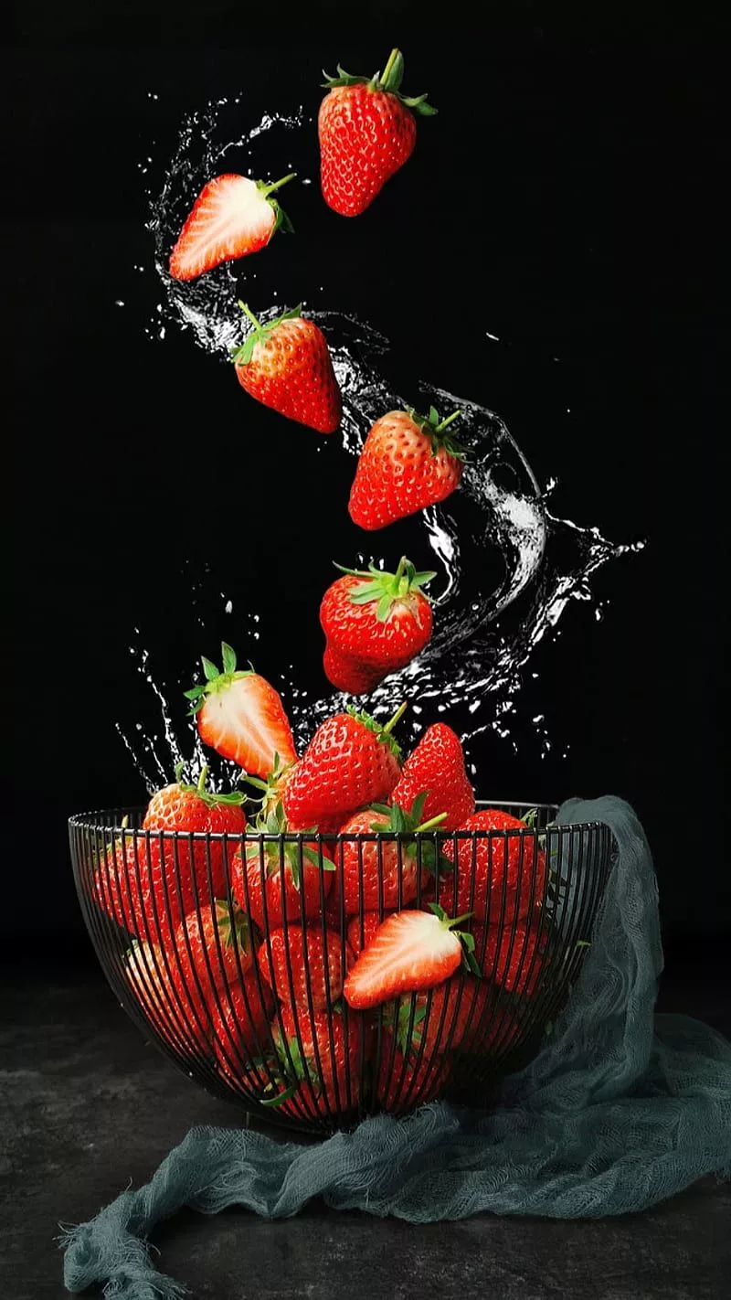 HD black fruit wallpaper