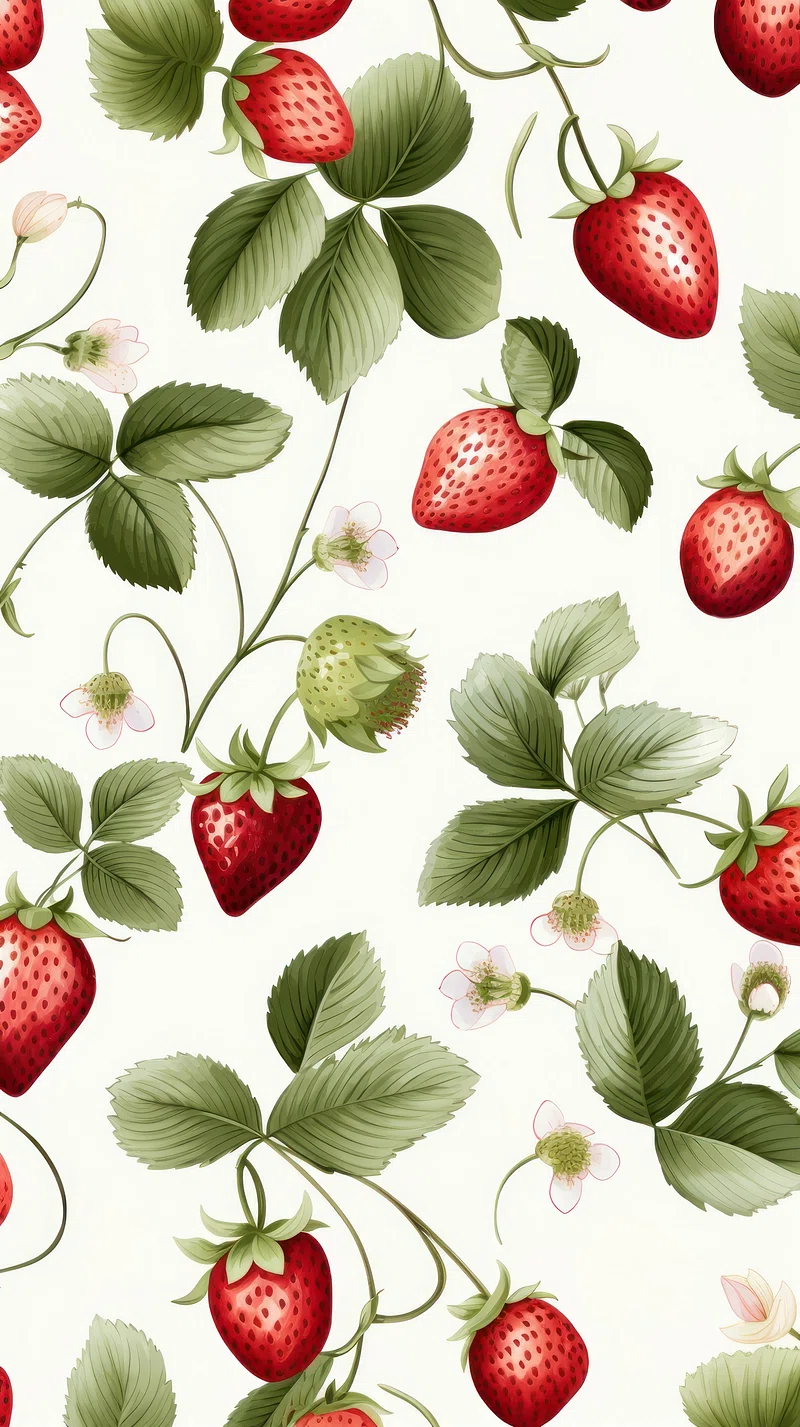 Cute Strawberry Wallpaper Image. Free