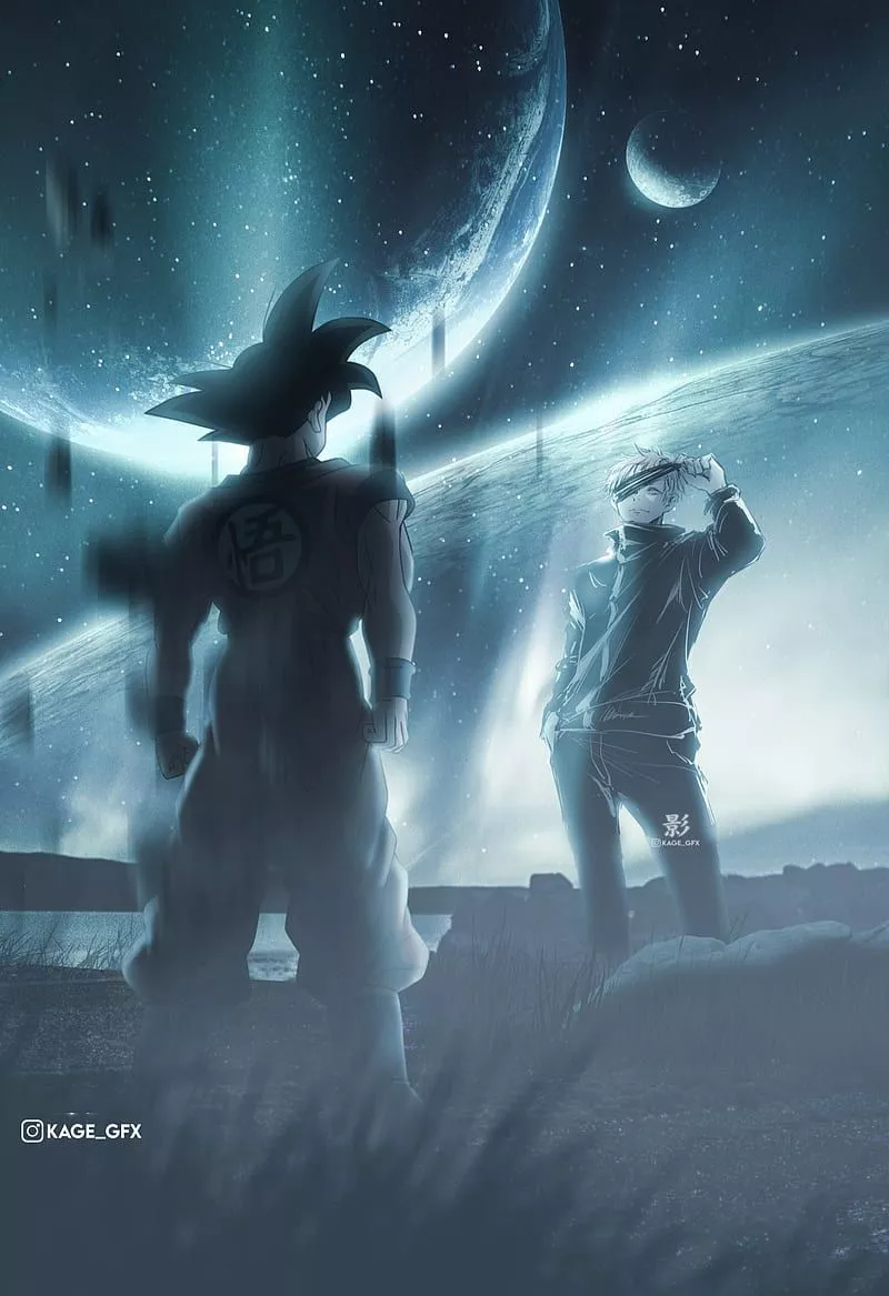 Goku vs Gojo, broly, dragon ballz