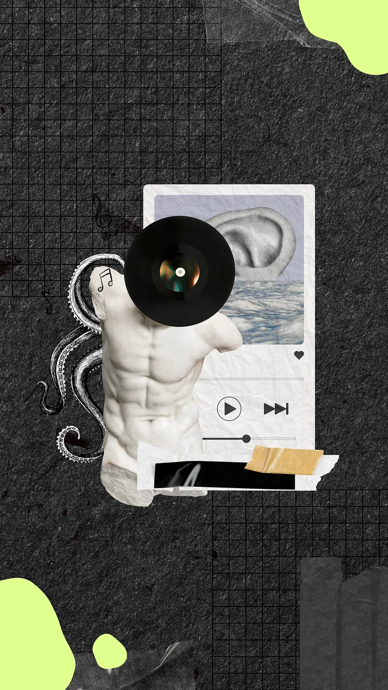 Greek God statue iPhone wallpaper