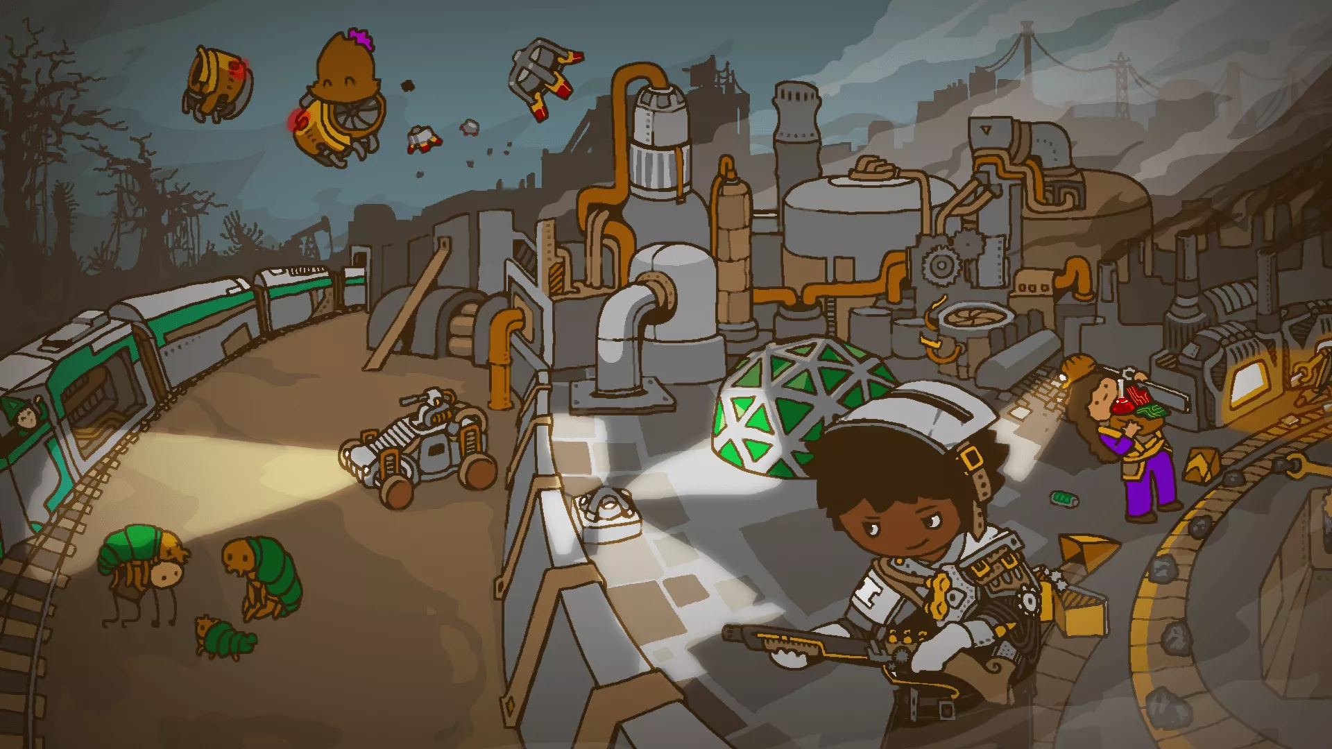 Factorio Game World HD Wallpaper