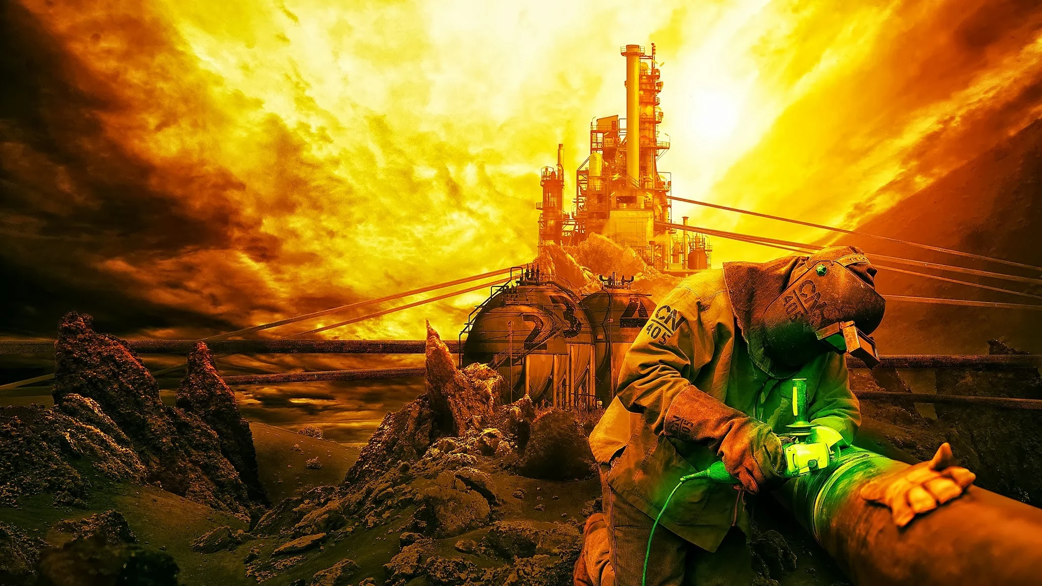 This old factorio art goes so hard, I