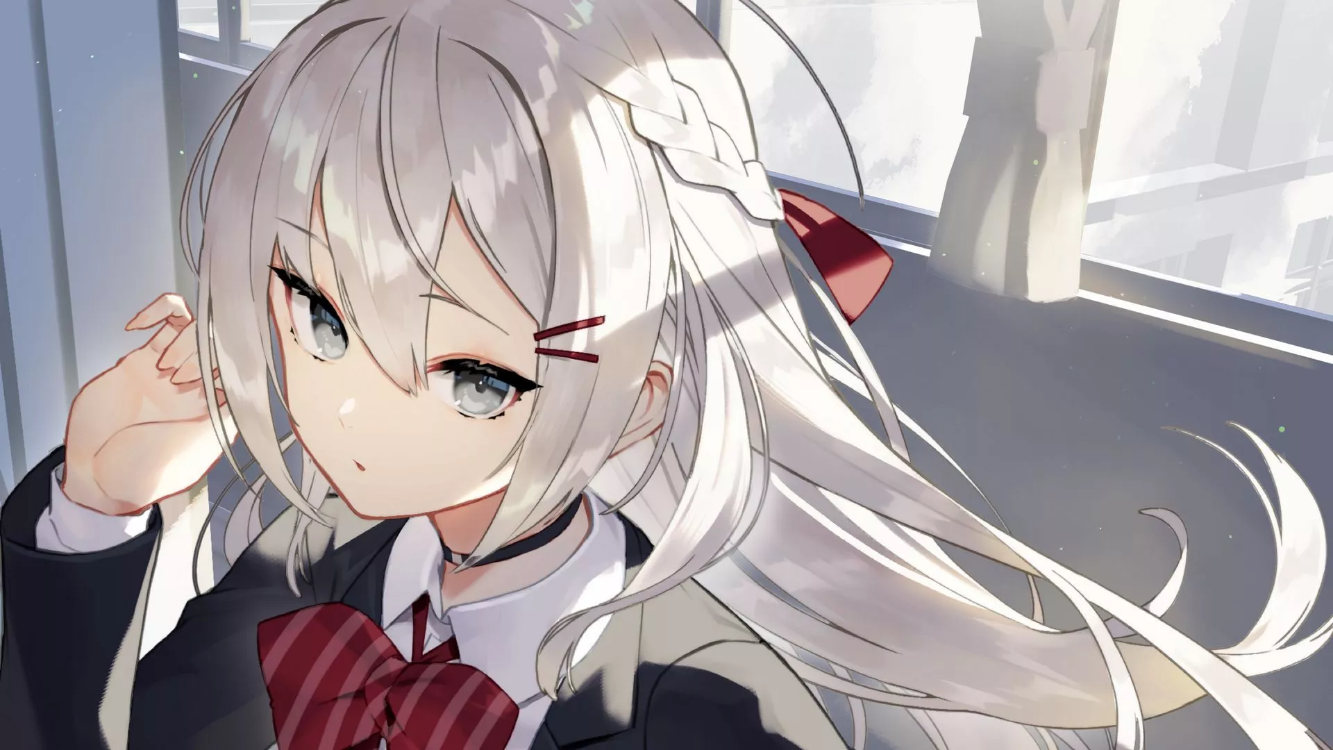 Scool Uniform HD Anime Girl